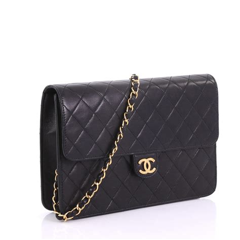 chanel chain clutch bag|Chanel vintage clutch with chain.